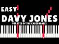 Pirates of the Caribbean 2 - Davy Jones Theme I EASY Piano Tutorial