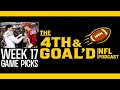 NFL 2025 Week 17 Game Picks