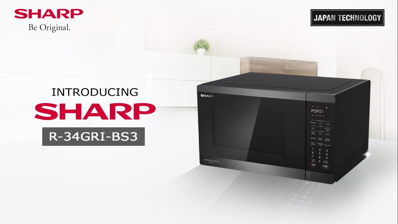 SHARP MICROWAVE OVEN (R 34GRI) - YouTube