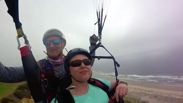michelle gregory Paragliding at Torrey Pines Glide...