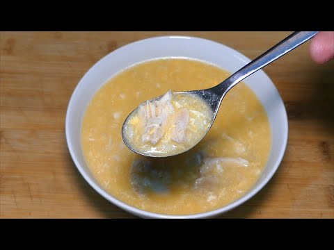 Rice, Chicken, and Egg Soup