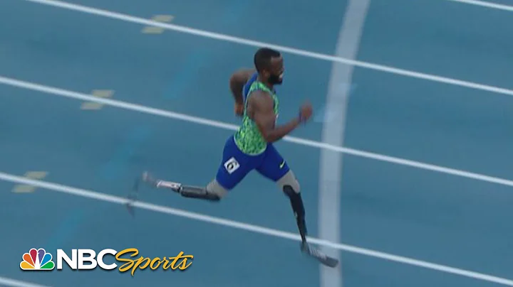 Paralympic sprinter Blake Leeper wins 400m semifin...