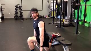 Barbell Hack Bulgarian Split Squat: N8 Training Systems