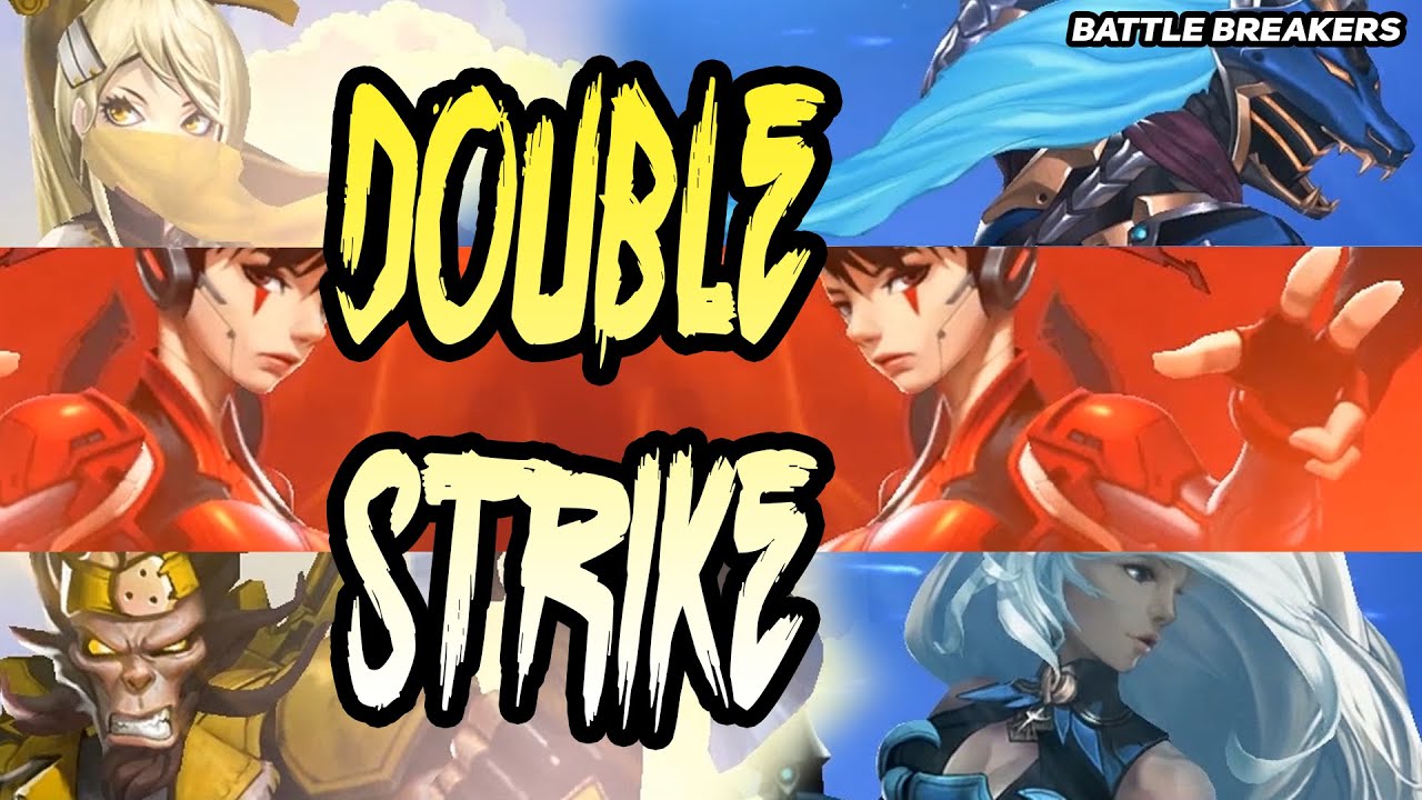 Battle Breakers | Double Strike Combos | Infinite attacks??? | Hero Synergies [Epic games]