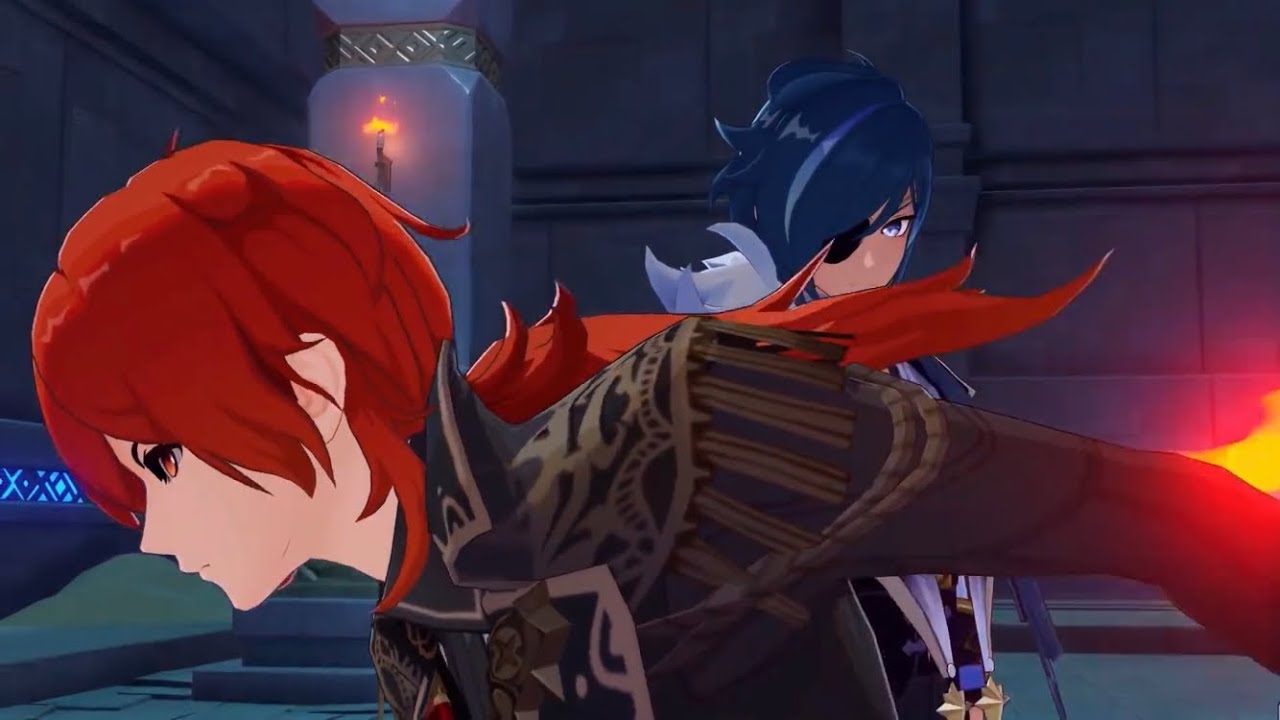 Genshin Impact] The Fateful Gaia and Diluc CV: Kensho Ono, Kosuke