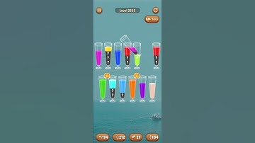 Water color sort level 2365 #androidgameplay #watersortpuzzle #shorts