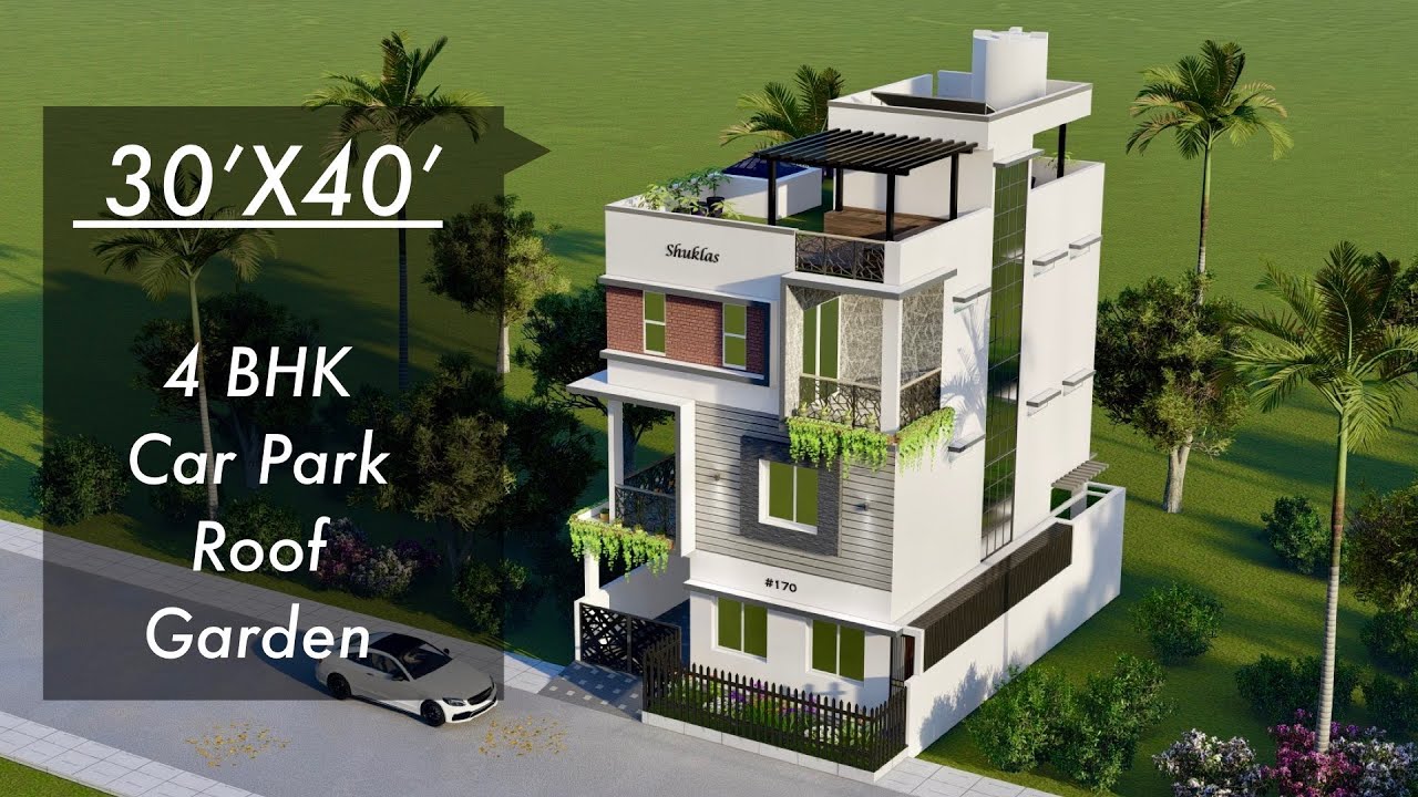 30X40 Feet South facing duplex home design | 1200 Sqft house plan ...