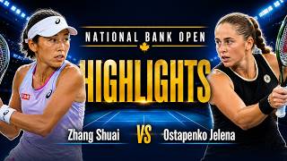 Zhang Shuai vs Jelena Ostapenko | Toronto 2026 | Full Match Highlights
