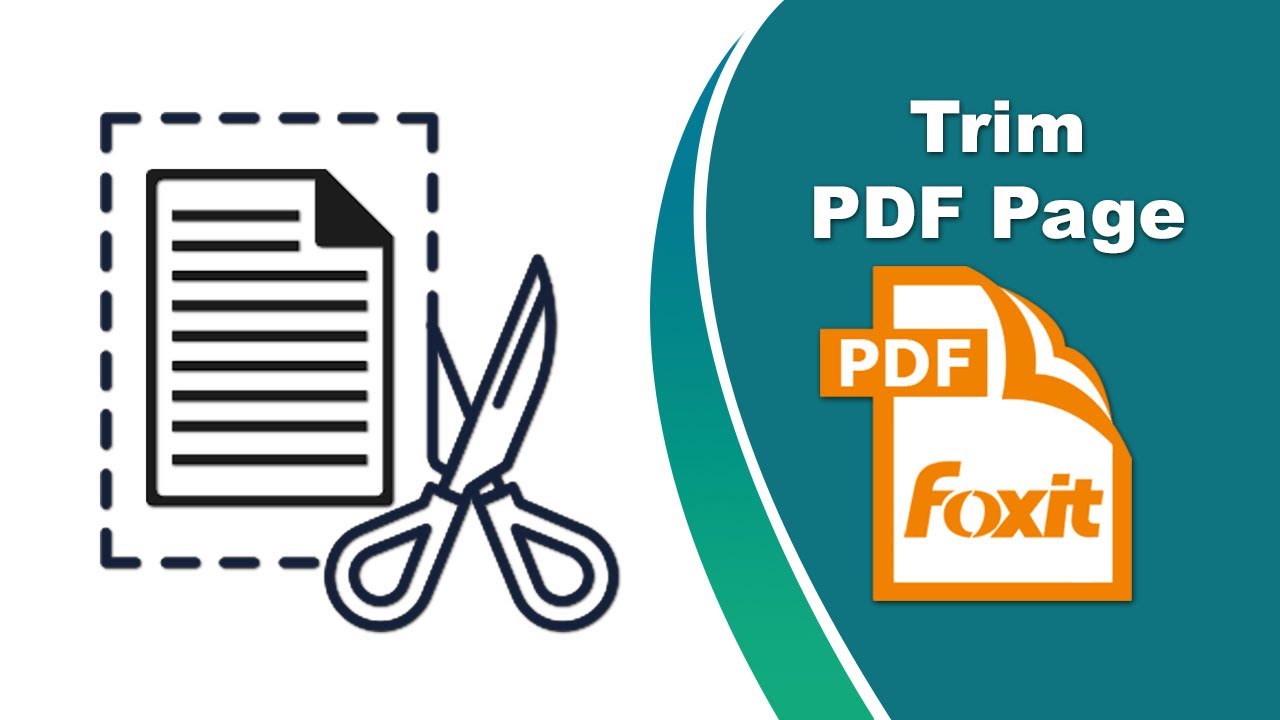 How to trim pdf pages in Foxit PDF Editor - YouTube