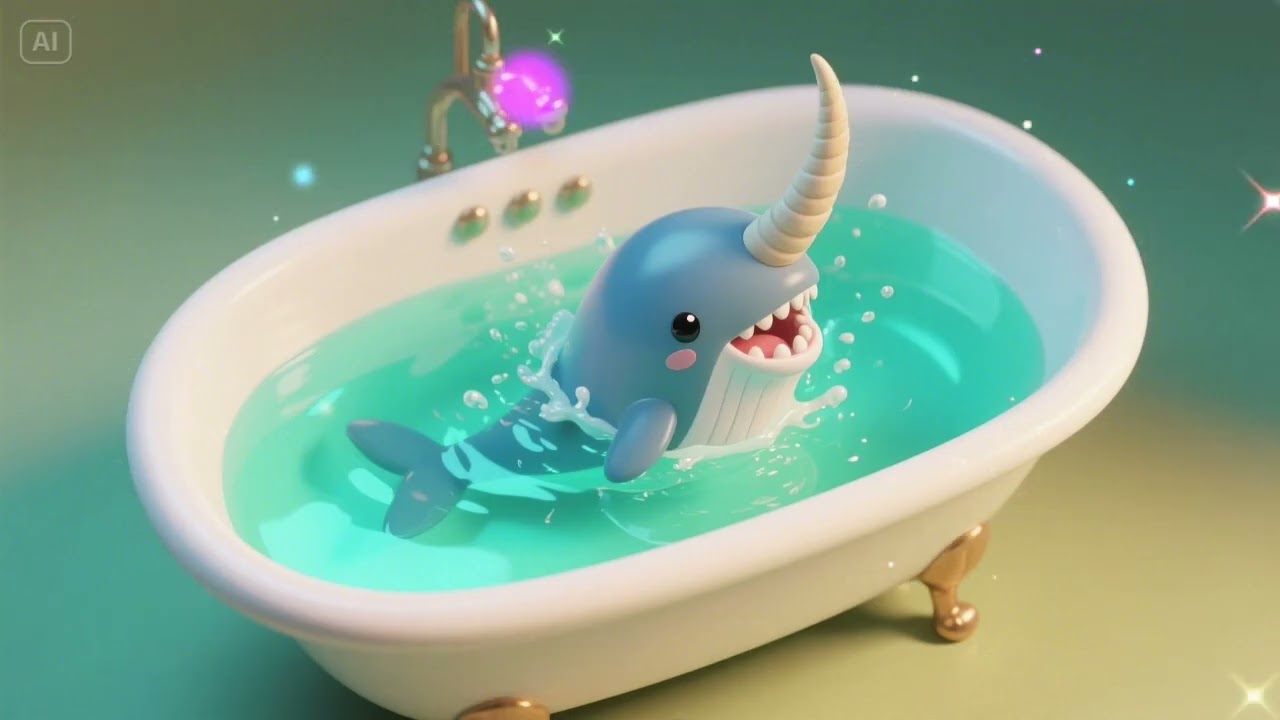 Narwhal in the Bathtub – A Fun, Splashy Song for Kids!