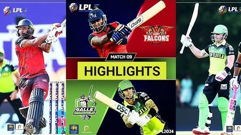 ⭕ HIGHLIGHTS || Match 09 - Galle Marvels 🆚 Kandy Falcons | LPL 5