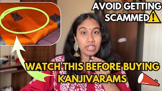 🚨 WATCH THIS BEFORE YOU BUY KANJIVARAM SILK SAREES! 🚨 | HOW TO IDENTIFY AUTHENTIC KANJIVARAMS