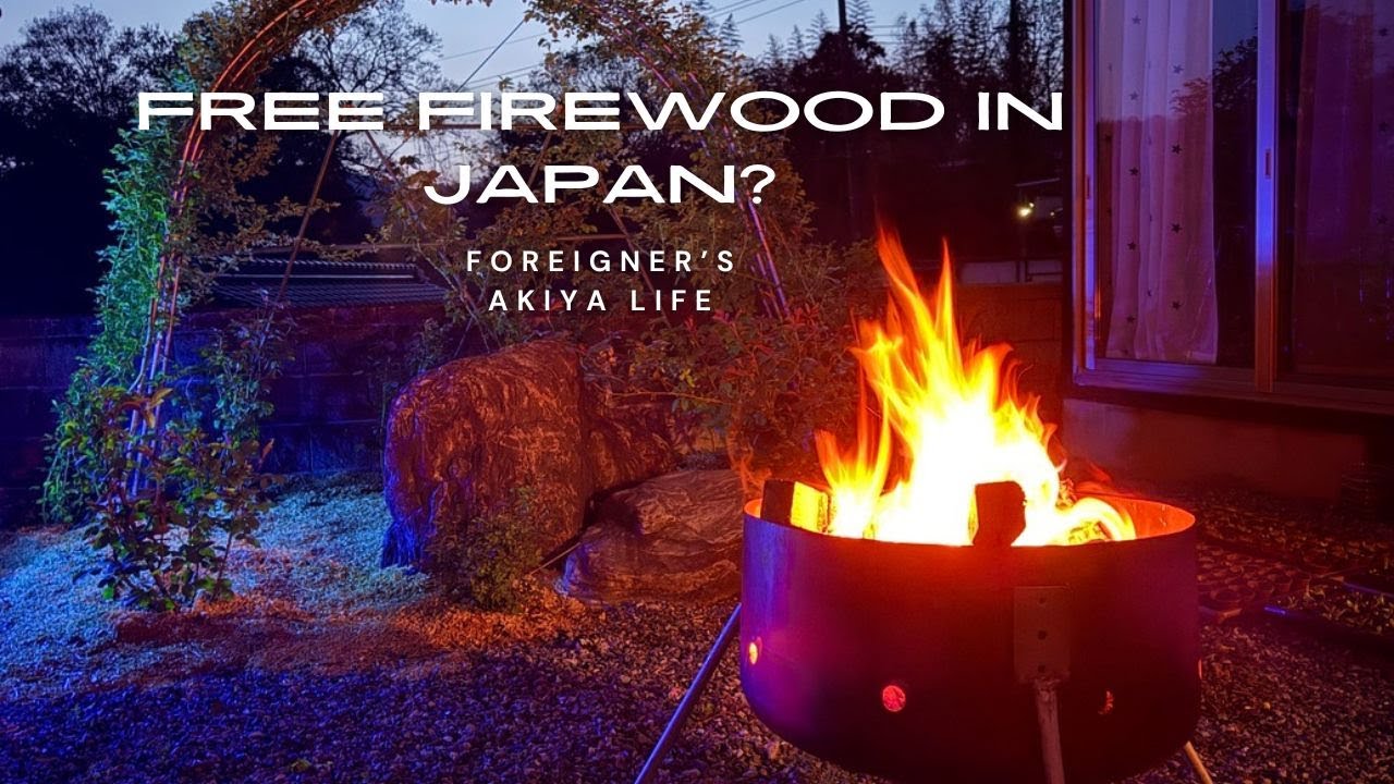 How I Get Free Firewood in Rural Japan | Foreigner Restores Akiya with Fireplace