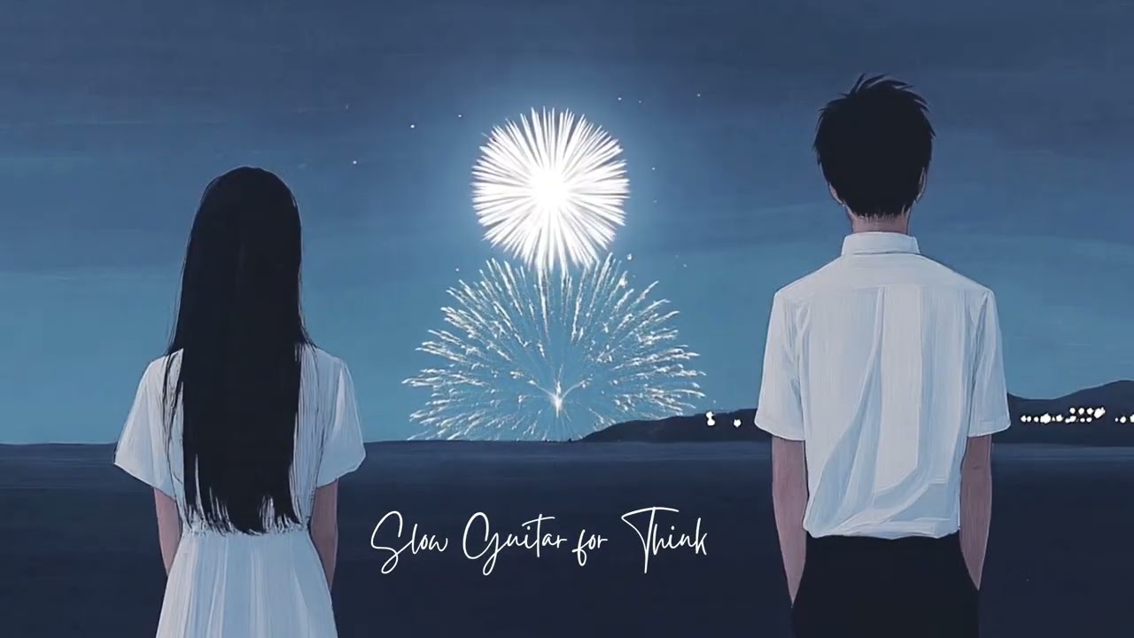 Slow Guitar for Thinking ☕️ Calm Cafe-Style Music for Focus (30 Min)