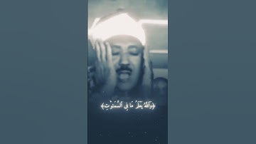 تلاوة نادرة جدا لصوت القلوب من الذكر الحكيم