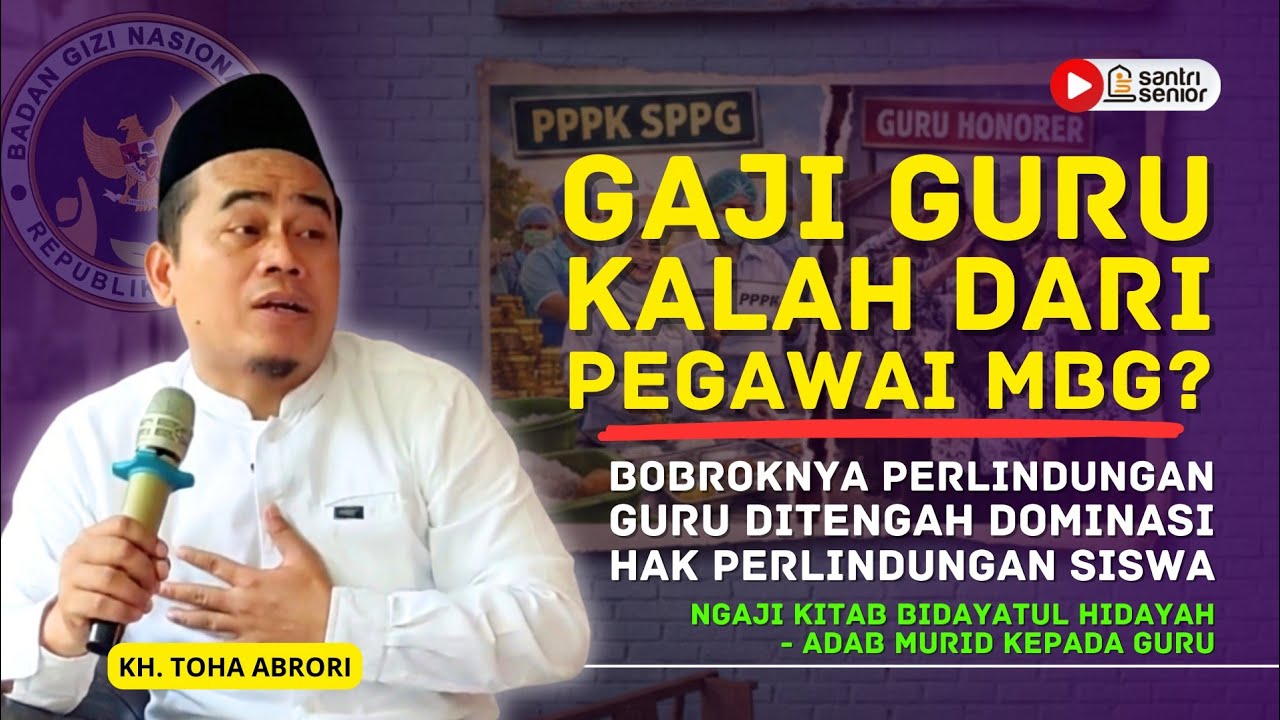 Fakta Miris Pendidikan Jaman Sekarang: Gaji Guru Rendah & Adab Murid Hilang? KH Toha Abrori
