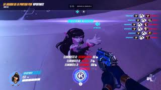 My first D.Va Sextuple kill - Volskaya Industries