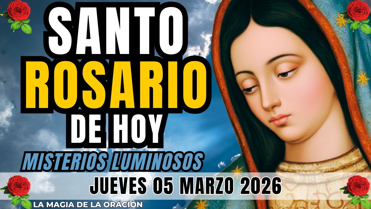 🙏 SANTO ROSARIO HOY | MEDITACIÓN CATÓLICA TRANSFORMADORA