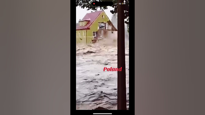 Powódź Polska 😟 Woda zabiera dom #powódź
