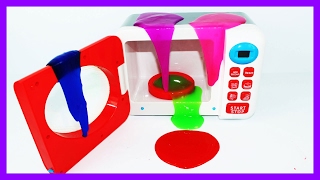 Microwave Slime Disney Egg Surprises Learn Colors screenshot 5