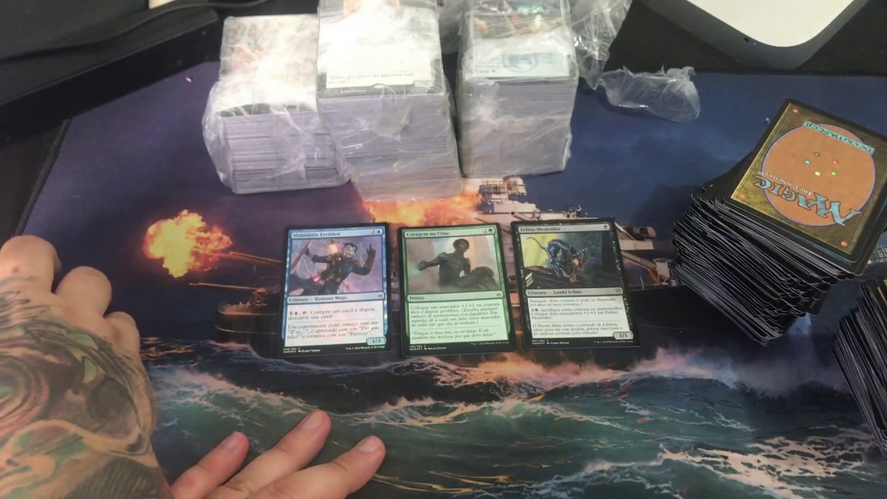 UNBOXING - 1200 cards LIGA MAGIC Parte 1 - Magic The Gathering [PT-BR]
