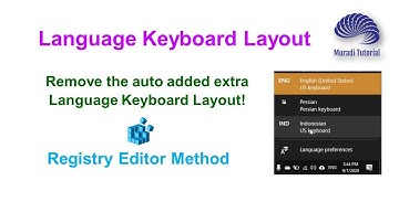 Registry Editor Method - How to remove the extra, unwanted language keyboard layout