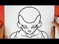 HOW TO DRAW FRIEZA FROM DRAGON BALL Z