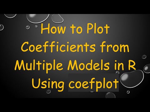 How to Plot Coefficients from Multiple Models in R Using coefplot