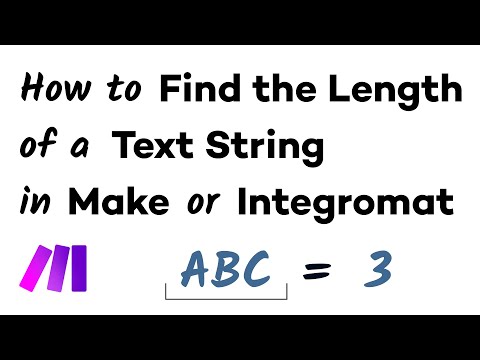 How to Find the Length of a String in Make (Integromat)
