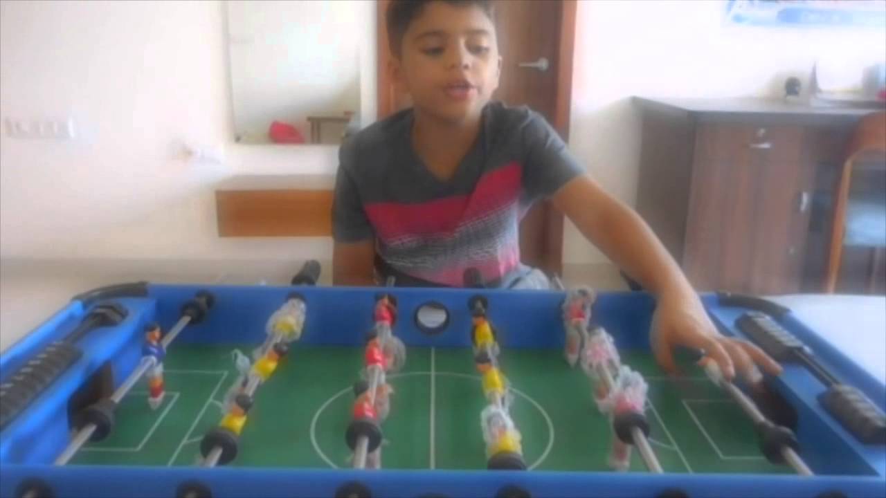 Dev shows us how to play Foosball and shares his winning strategy