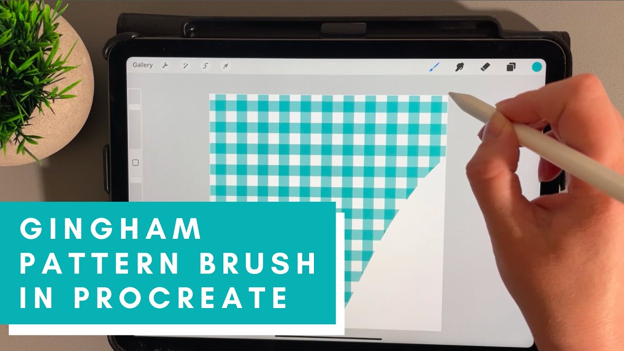 gingham procreate brush free