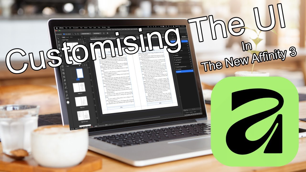 Customising The UI of Affinity 3