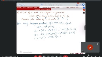 NPTEL | Principles of Signals & Systems | Week 12 | GATE 2024