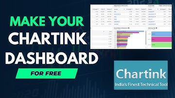 Make Your Free Chartink Dashboard |  Chartink  Dashboard kaise Banaye ? Hindi Video