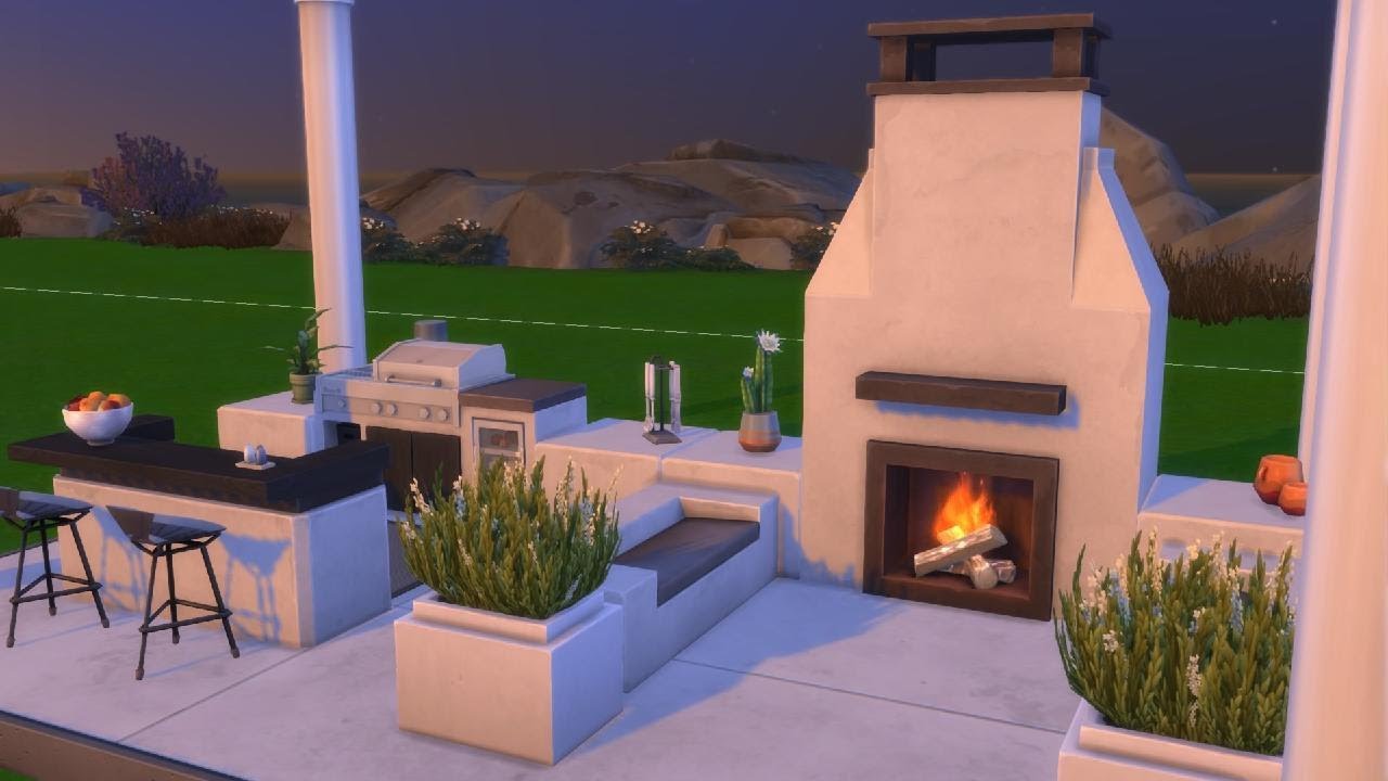 The Sims 4 Gallery - Rooms ep# 121 OUTDOOR BBQ GAZEBO - YouTube