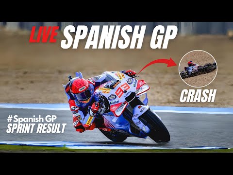 🔴 LIVE MotoGP Spanish 2024 Sprint Results | Marquez Pecco Crash