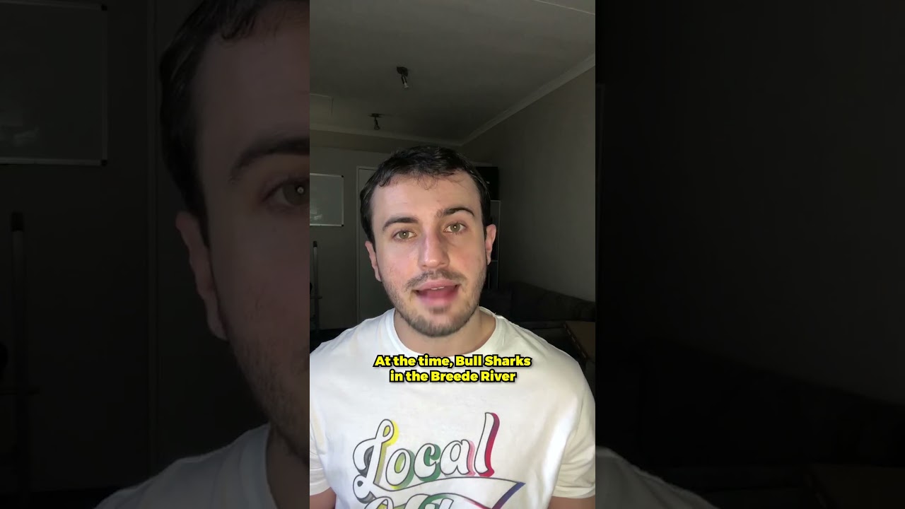 Самая большая акула-бык, пойманная в реке Южной Африки 😱 
