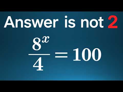 This Equation Looks Simple, But Can You Really Solve It? | Olympiad Math