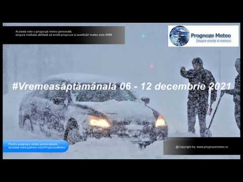 Vremea săptămânală 06 - 12 decembrie 2021