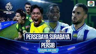 Hasil Akhir Pertandingan - Persebaya Surabaya Vs Persib Bri Super League 202526
