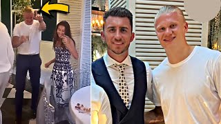 Haalands Dance Moves During Aymeric Laportes Wedding