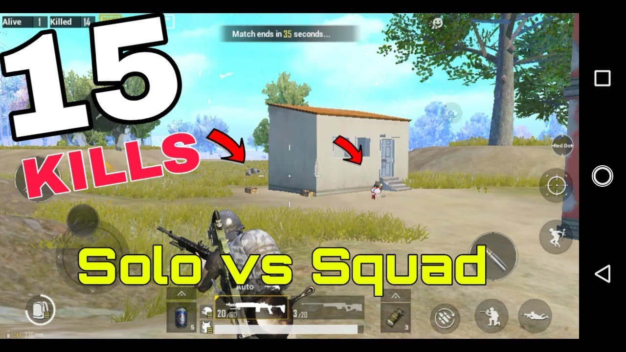 PUBG MOBILE _ SOLO VS SQUAD _ 15 KILLS _ AM I NOOB? _ SMASH YT - YouTube