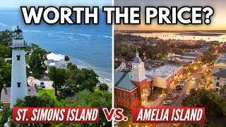 Cost of living St. Simons Georgia versus Amelia Island Florida