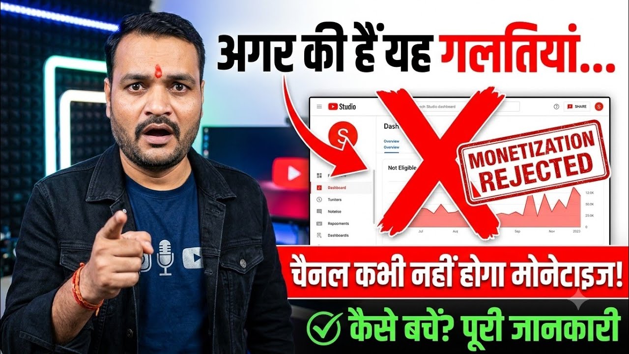 🔴New Update:- मोनेटाइजेशन रिजेक्ट क्यों होता है।#Monetize #update #youtube #youtubevideo