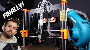 Prusa MK3 on Two Filaments, a Roetz Hotend – and a Leaf Blower. What could go wrong?