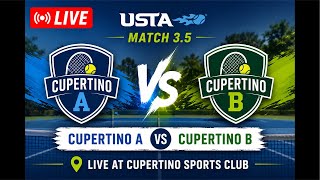 USTA 3.5 Live 🎾 Cupertino A vs Cupertino B | Battle at Cupertino Sports Club #live #tennis