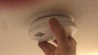 How to Kidde Smoke Monoxide detector remove from Ceiling change battery