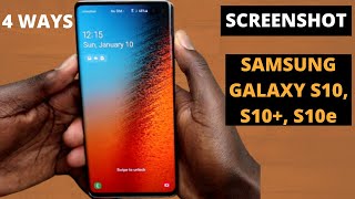 تصوير الشاشة في Samsung Galaxy S10 و S10+ و S10e - 4 طرق لأخذ لقطة للشاشة! screenshot 4