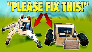 I Searched For Creations That Need Fixing and Repaired Them!  - Scrap Mechanic