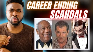 🇬🇧BRIT Reacts To THE TOP TEN CAREER ENDING SCANDALS!